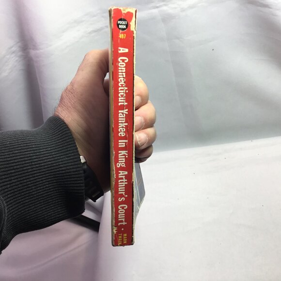 A CONNECTICUT YANKEE IN KING ARTHUR’S COURT Mark Twain 1ST POCKET PRINTING - Picture 3 of 7